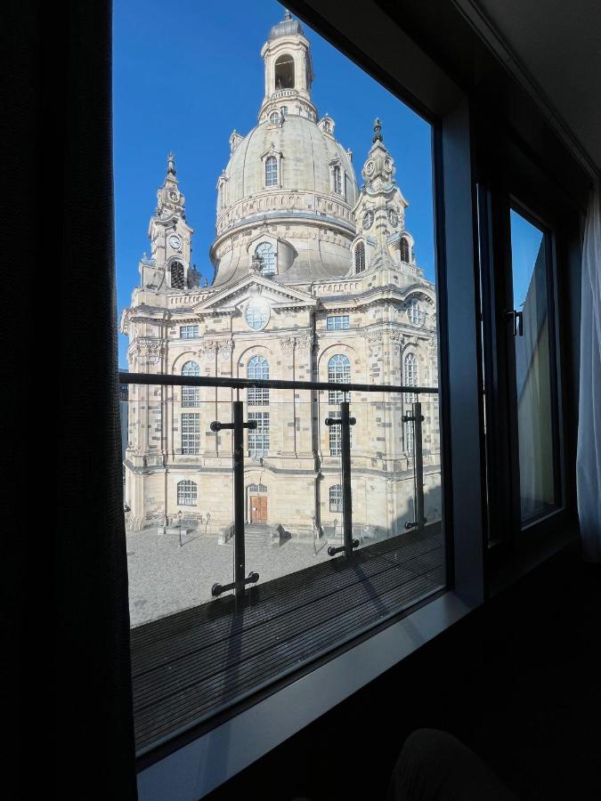 Einzigartiges Panoramaapartment An Der Frauenkirche دريسدن المظهر الخارجي الصورة
