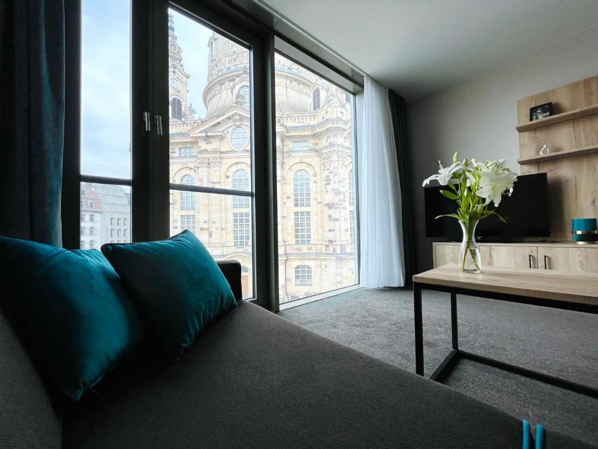 Einzigartiges Panoramaapartment An Der Frauenkirche دريسدن المظهر الخارجي الصورة